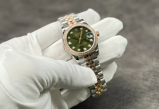 Gold Mother-of-Pearl Dial Watch 31 mm