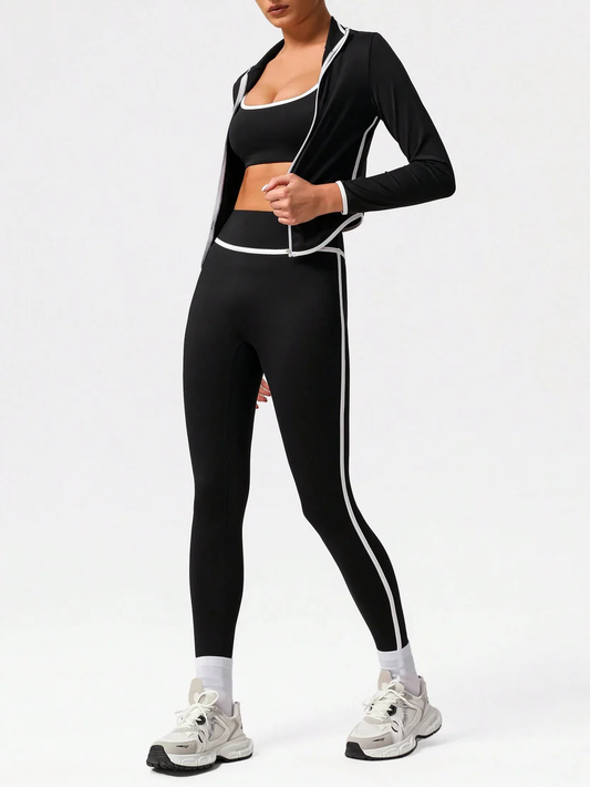 CONTRAST TRIM SPORTS SET
