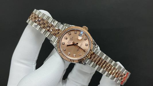 Gold Coffee Dial Automatic Watch 31 mm