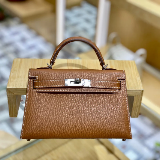 PALM PRINT GOLD BROWN 19